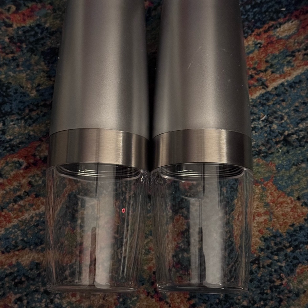 Stainless Steel Electric Salt and Pepper Grinders